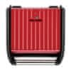 George Foreman 25030-56 Steel Compact Grill Red