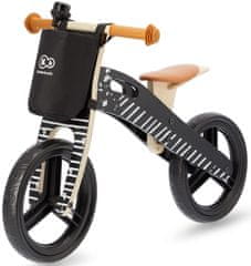 KinderKraft Pedál nélküli bicikli fekete kiegészítőkkel