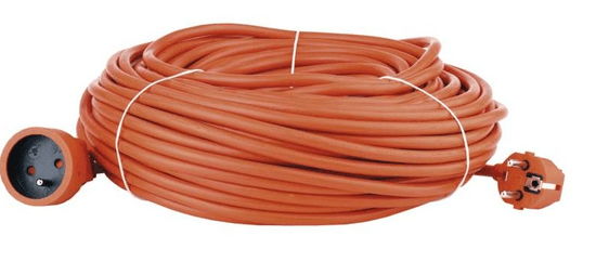 EMOS Hosszabbító-elosztó kábel, 40 m, narancssárga