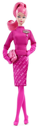 Mattel Barbie baba 60. évforduló pink