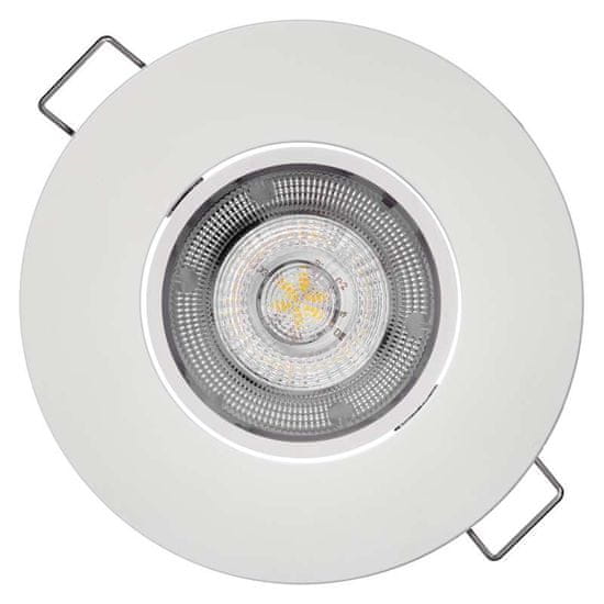 EMOS LED spotlámpa Exclusive fehér, 8W semleges fehér