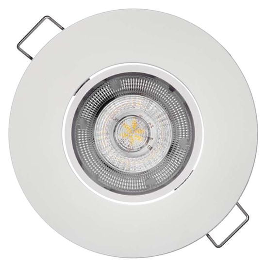 EMOS LED spotlámpa Exclusive fehér, 8W meleg fehér