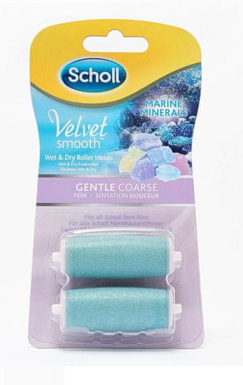 Scholl Velvet Smooth Wet&Dry Pótfej, 2 db