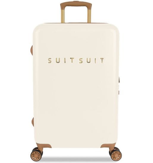 SuitSuit Utazó bőrönd TR-7104/3-M - Fab Seventies Antique White