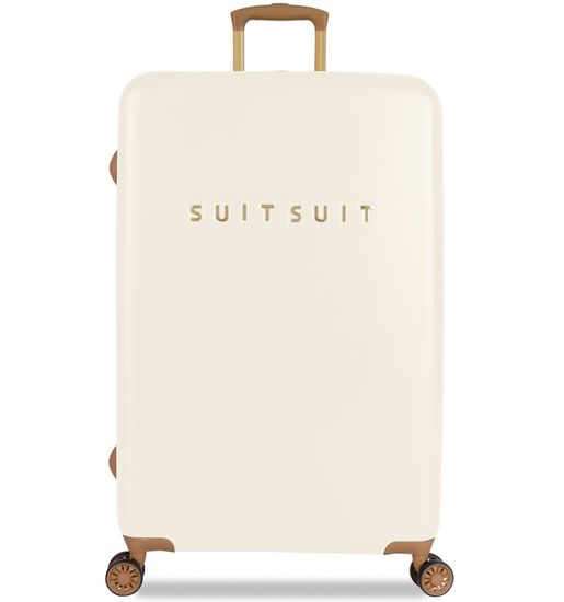 SuitSuit Utazó bőrönd TR-7104/3-L - Fab Seventies Antique White