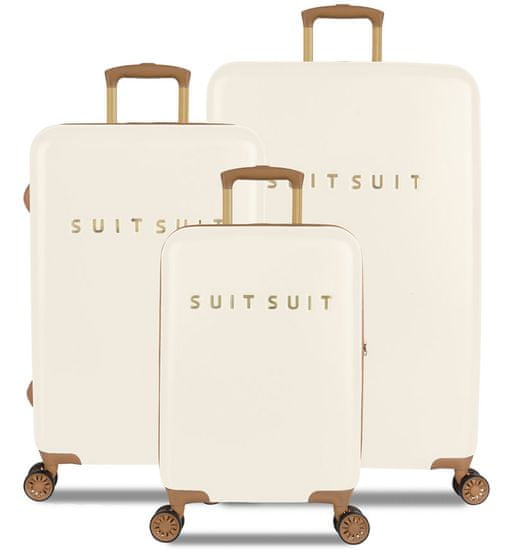 SuitSuit Utazó bőrönd szett TR-7104/3-Fab Seventies Antique White