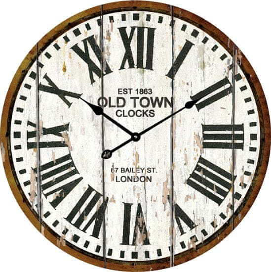 Postershop Üveg fali óra: Old Town Clocks