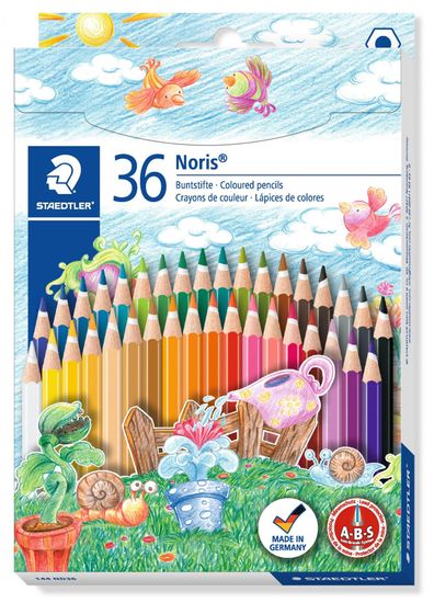 Staedtler Színes ceruza készlet "Noris Club", 36 szín, hatszögű, STAEDTLER