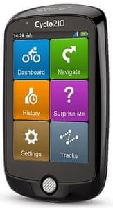 GPS kerékpáros navigáció MIO cyclo 210 EU, Európa kerékpáros térképe, navigálás, vízálló, intuitív, kényelmes kezelés