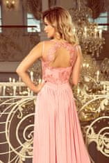 Numoco Női estélyi ruha Lea pasztell rózsaszín L