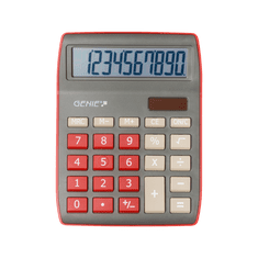 Genie  840DR sötétpiros számológép