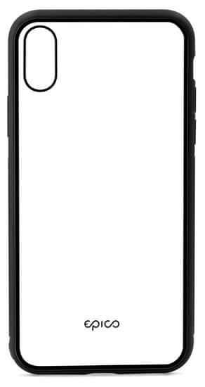 EPICO GLASS CASE iPhone X / iPhone XS - áttetsző/fekete