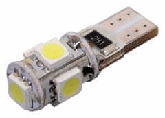 Compass  Izzó 5 SMD LED 12V T10 CAN-BUS kész ellenállással fehér
