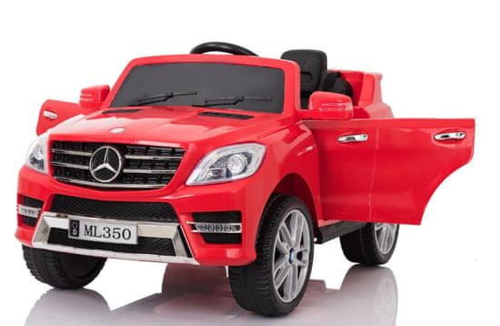 Beneo Elektromos kisautó gyerekeknek Mercedes-Benz ML 350, távirányító, rugózás, akku 12V, liszensz