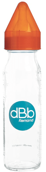 DBB Remond Üveg cumisüveg 240 ml, szilikon cumi 0-4 hónap