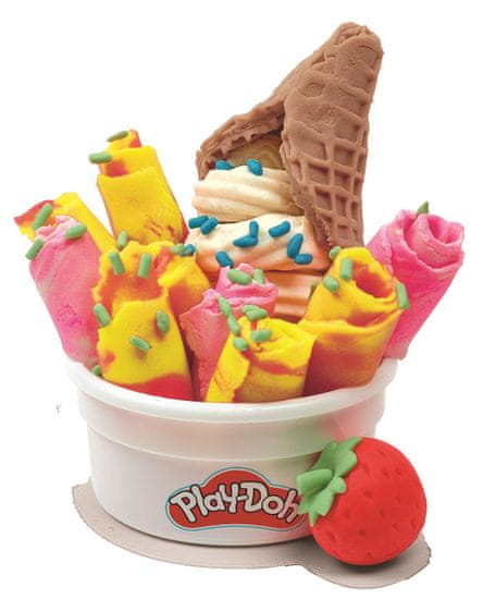 Play-Doh Hengerelt fagylalt készlet