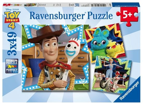 Ravensburger Kirakós játék 080670 Disney Toy Story 4 3x49 darab