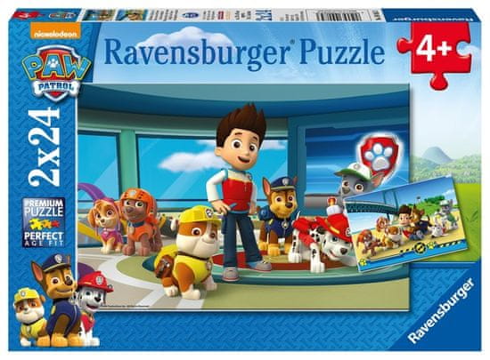 Ravensburger Puzzle 090853 Mancsőrjárat Jó tett 2x24 rész