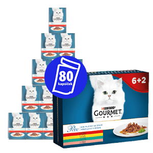 Gourmet Perle multipack 10(8x85g) - mini filék lében 6+2 ingyen