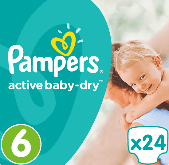 Pampers Active Baby 6 Extra Large (13-18 kg) 24 db