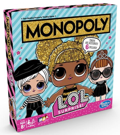 HASBRO Monopoly Lol Suprise Angol változat