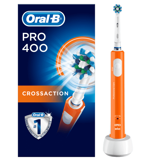 Oral-B Pro 400 Elektromos fogkefe, Narancssárga