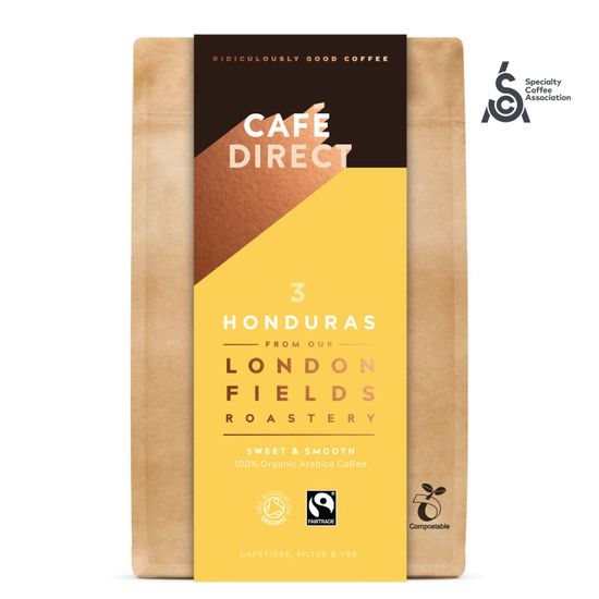 Cafédirect BIO őrölt kávé Honduras SCA 83 karamell és dió tónussal 200 g