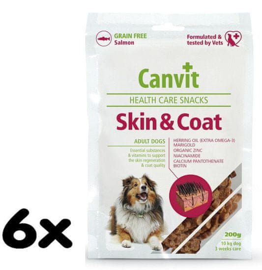 Canvit Skin & Coat Snack Kutyáknak 6 x 200g