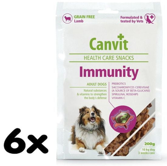 Canvit Immunity Snack Kutyáknak 6 x 200 g