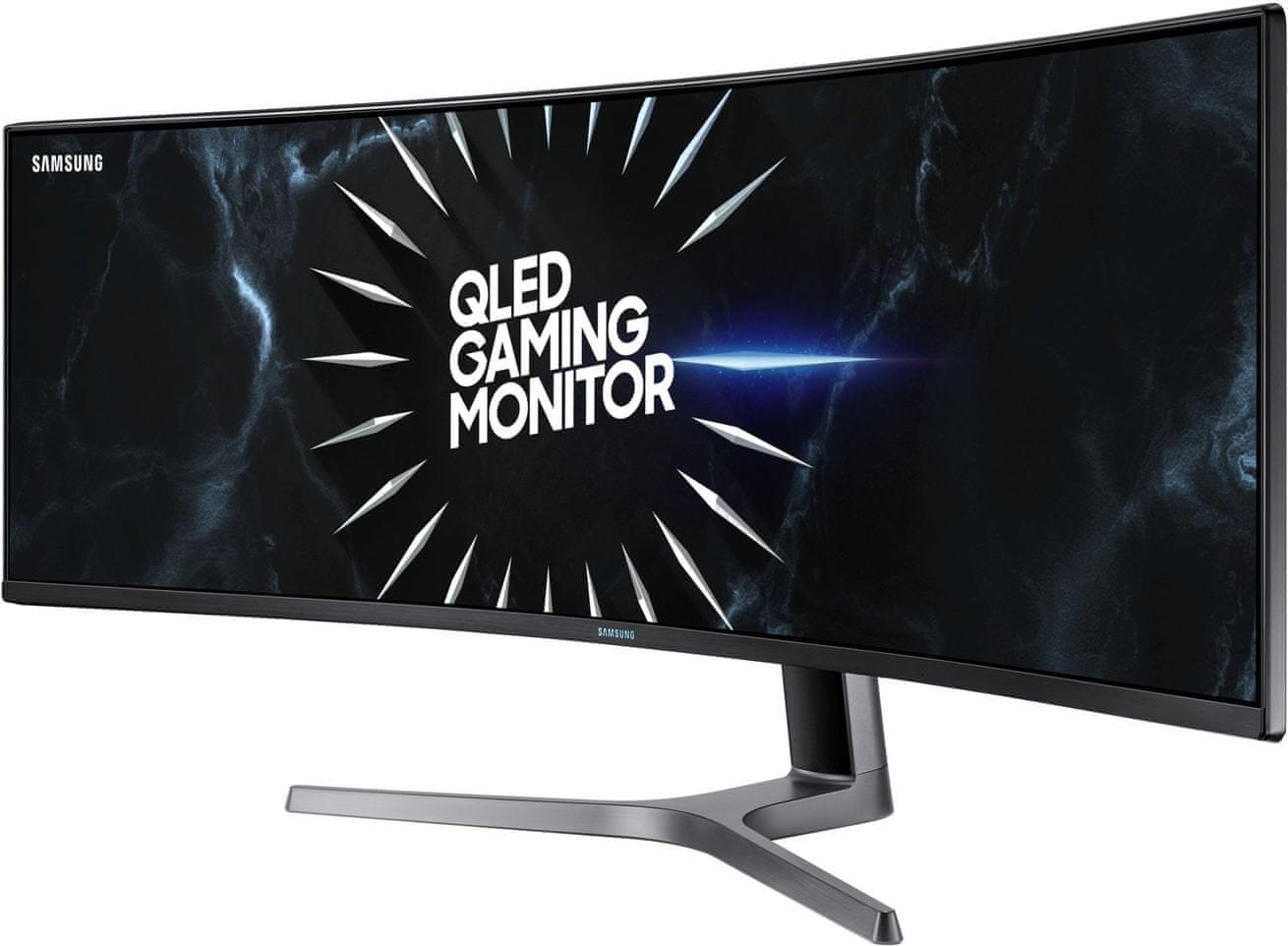 gaming monitor Samsung C49RG90 (LC49RG90SSUXEN) rendkívül széles átlós 49 hüvely két számítógép csatlakoztatása