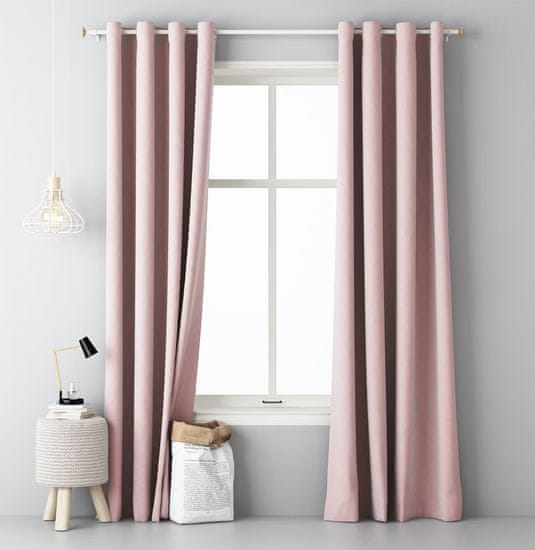 My Best Home Dekorációs függöny EASY világos rózsaszín 140x250 cm