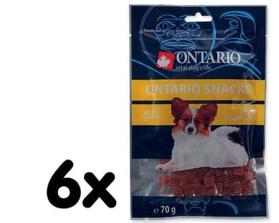 Ontario Snack Duck Dice Small dog 6 x 70g