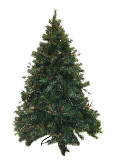 DUE ESSE Karácsonyi erdei fenyő Amazzonia 210 cm, tobozok