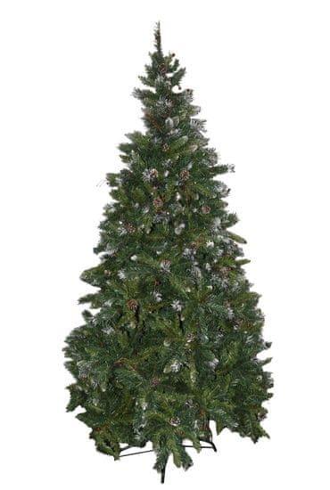 DUE ESSE Karácsonyi erdei fenyő Rustico 180 cm, bogyók és tobozok