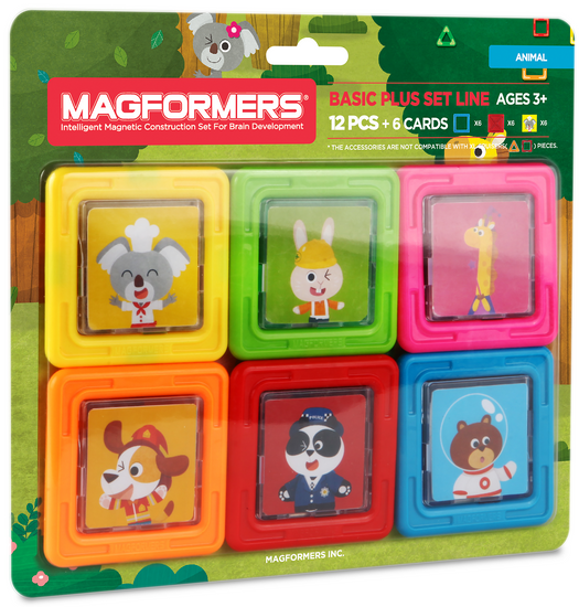 Magformers Állatos kártyák