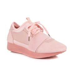 Amiatex Női tornacipő 38981 + Nőin zokni Gatta Calzino Strech, rózsaszín árnyalat, 36
