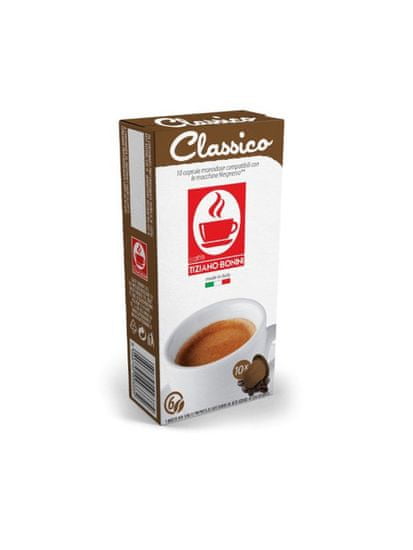 Tiziano Bonini Nespresso kávéfőzőbe alkalmas Classic kapszula készlet, 10 db