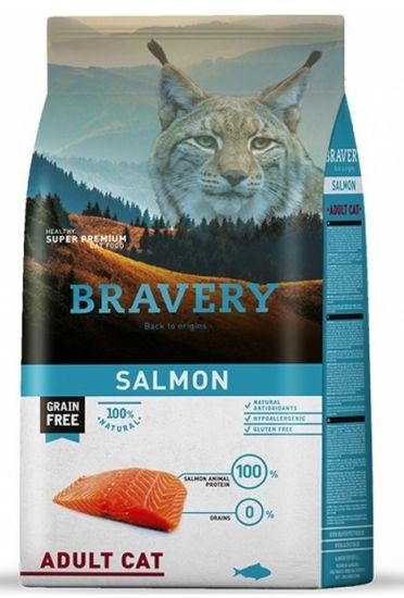 Bravery Cat ADULT Grain Free salmon 7 kg