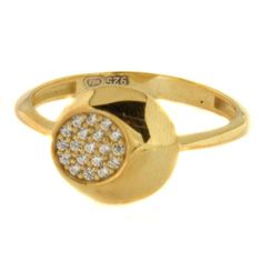 Amiatex Arany gyűrű 41416 + Nőin zokni Gatta Calzino Strech, 53, 2.4 G