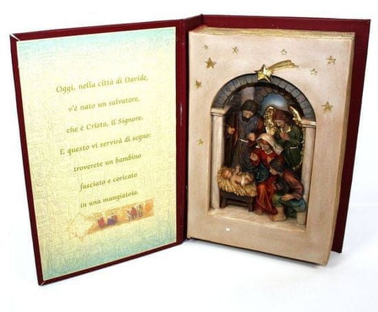 DUE ESSE Karácsonyi betlehemes könyv, 22 x 15 cm