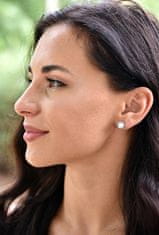 Beneto Ezüst fülbevaló valódi gyönggyel AGU131