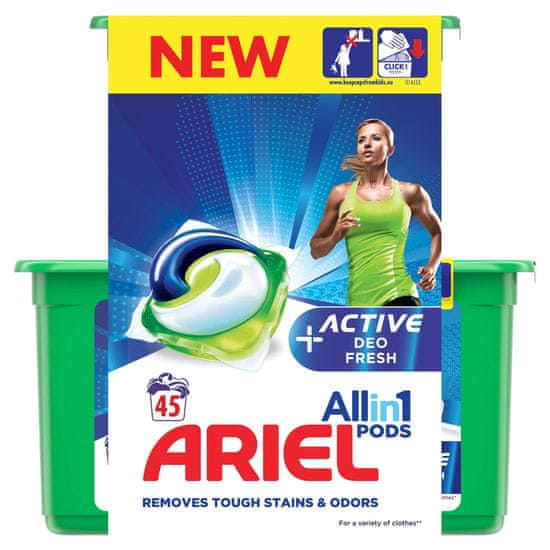 Ariel Gélkapszulák Active Sport 3 az 1-ben 45 db