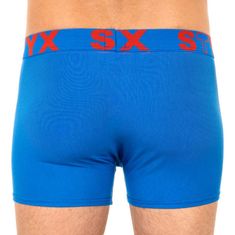 Styx Nagyméretű kék férfi boxeralsó sport gumi (R967) - méret 5XL