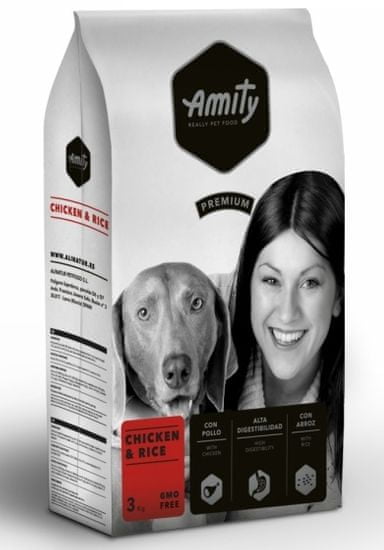 Amity Premium dog Chicken & Rice 3 kg