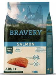 Bravery Dog ADULT Large / Medium Grain Free salmon 4 kg