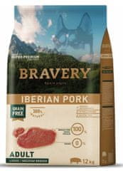 Bravery Dog ADULT Large / Medium Grain Iberian pork 12 kg