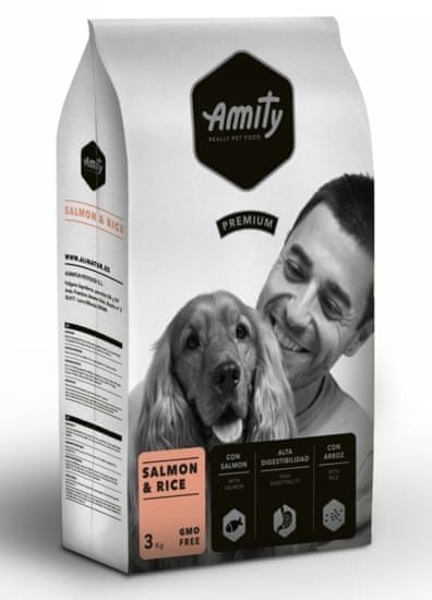 Amity Premium dog Salmon & Rice 3 kg