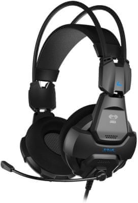 E-Blue Cobra HS gamer fejhallgató állítható mikrofon összecsukható fülpárnák
