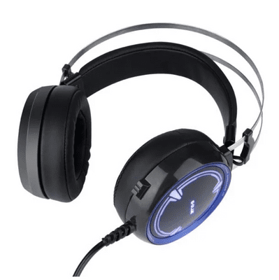 E-Blue E-Blue EHS965 gamer fejhallgató 3,5 mm jack USB háttérvilágítás fémszerkezet mikrofon környezeti zajok mérséklése