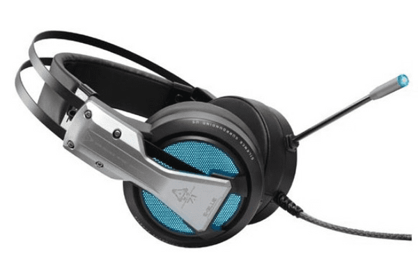 Gamer fejhallgató E-Blue E-Blue EHS971, fekete EHS971GYAA-IU USB háttérvilágítású mikrofon virtuális térhatású hang